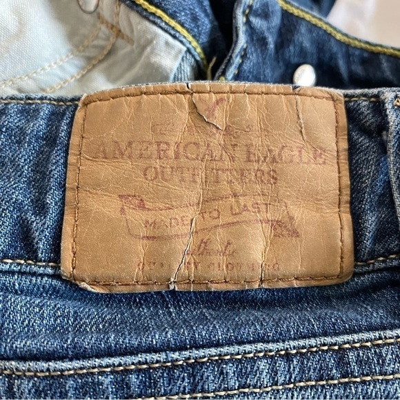 American Eagle outfitter women's wide leg  boyfriend jeans size 8long - Picture 3 of 12
